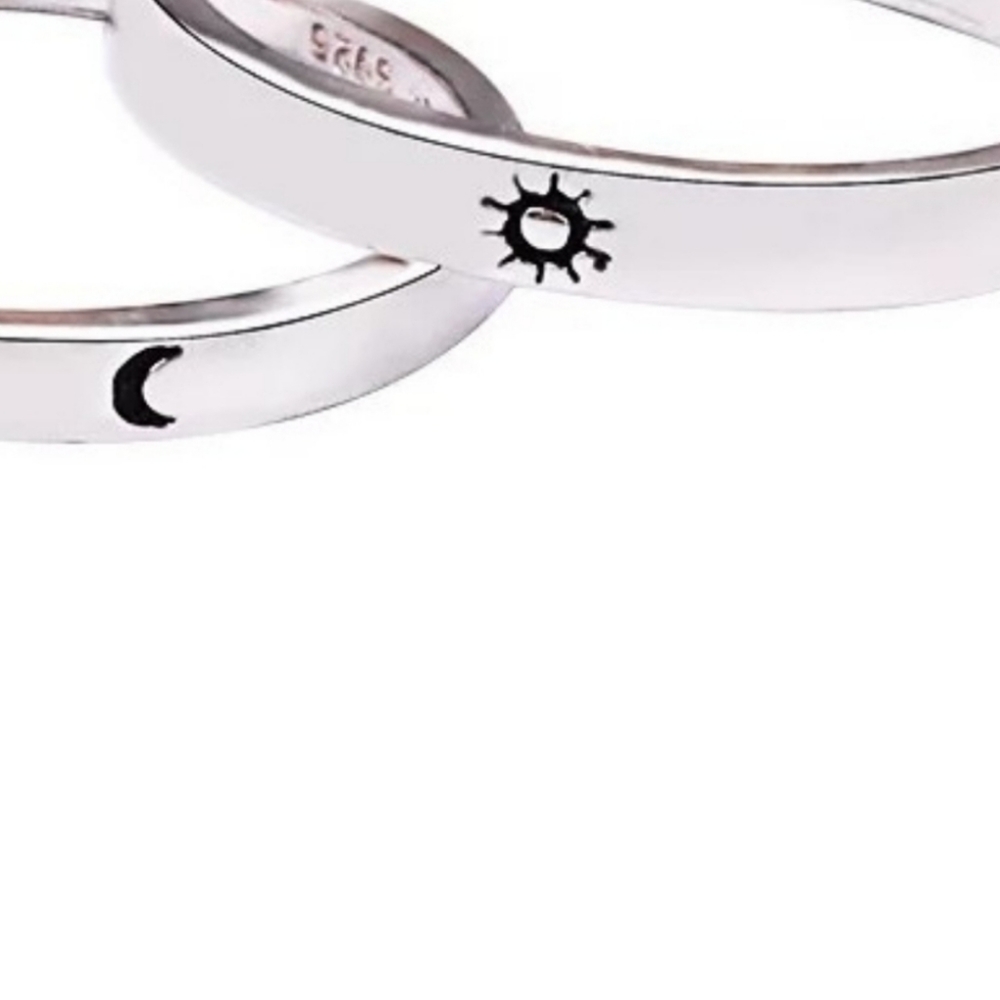 NEW Heavy 925 Sterling Silver Engraved Moon Bracelet - Picture 2 of 11